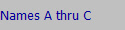 Names A thru C