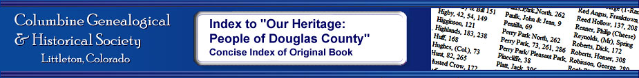 Our Heritage Masthead